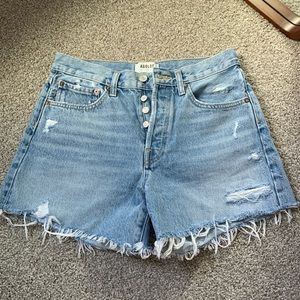 Agolde Parker Long Shorts in Swapmeet